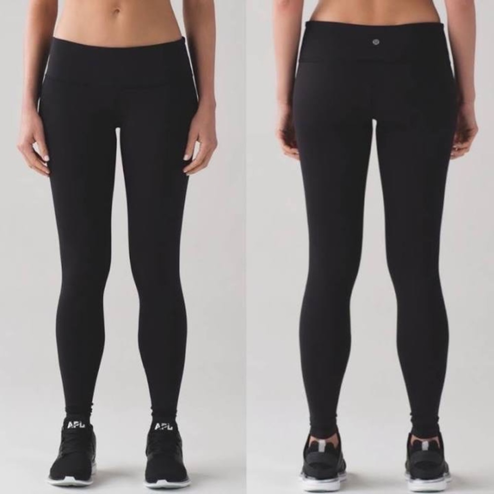 Lululemon Wunder Under Black Leggings Size 8